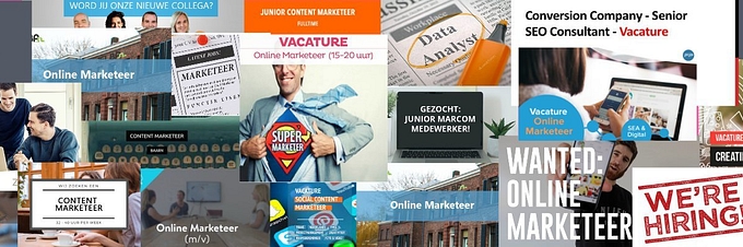 Marketing vacatures overzicht
