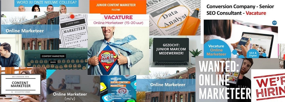 Marketing vacatures overzicht