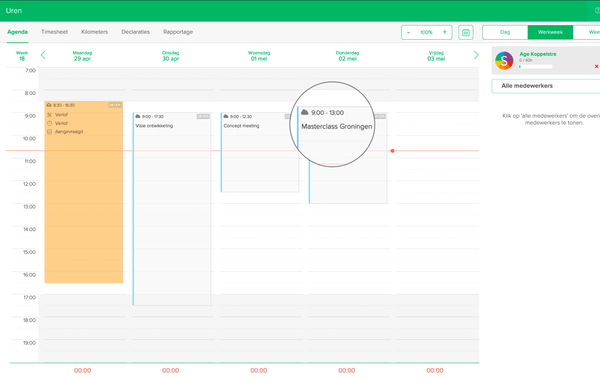 agenda calendar screen 1