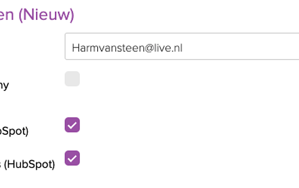 Hubspot integratie 2