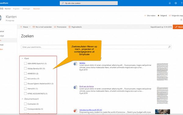 Sharepoint integratie 3