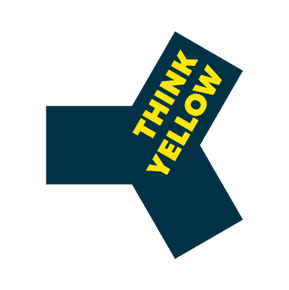 Logo think yellow