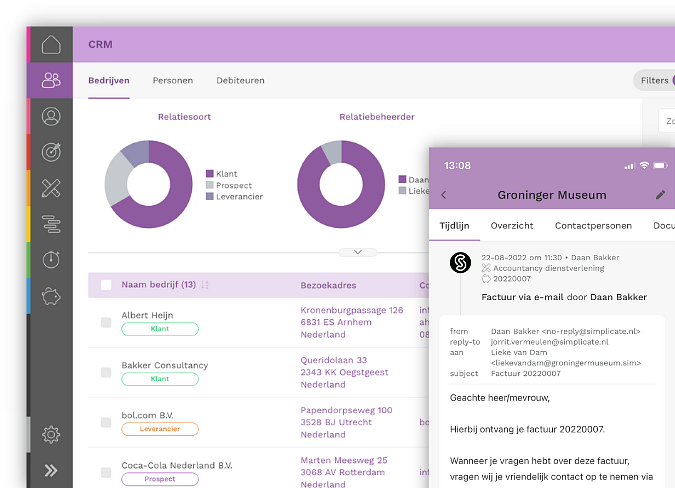 Online CRM Software Verhoog Jouw Effici ntie Simplicate
